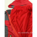 Chaqueta de la escuela de vellón de invierno mar rojo